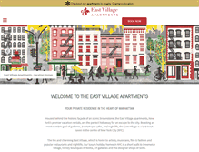 Tablet Screenshot of eastvillage-apartments.com